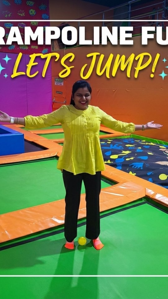 Use my code SKY15 for 15% OFF Tag your squad. Plan banaate hain. Membership offer: Get access to the trampoline for an h...