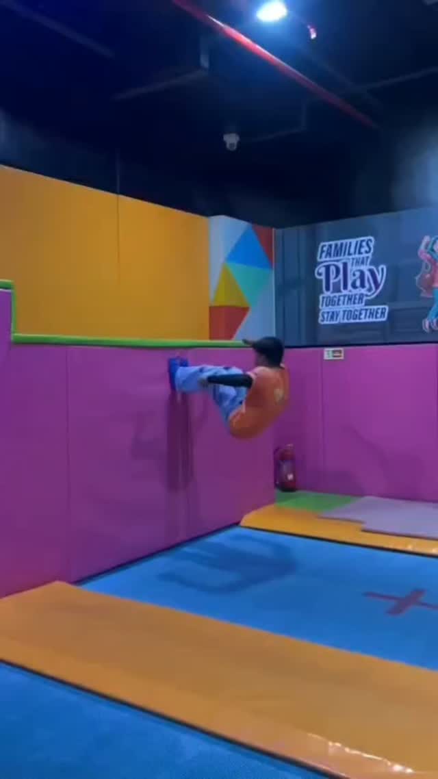"Backflip vibes, slow-motion style. 🎥